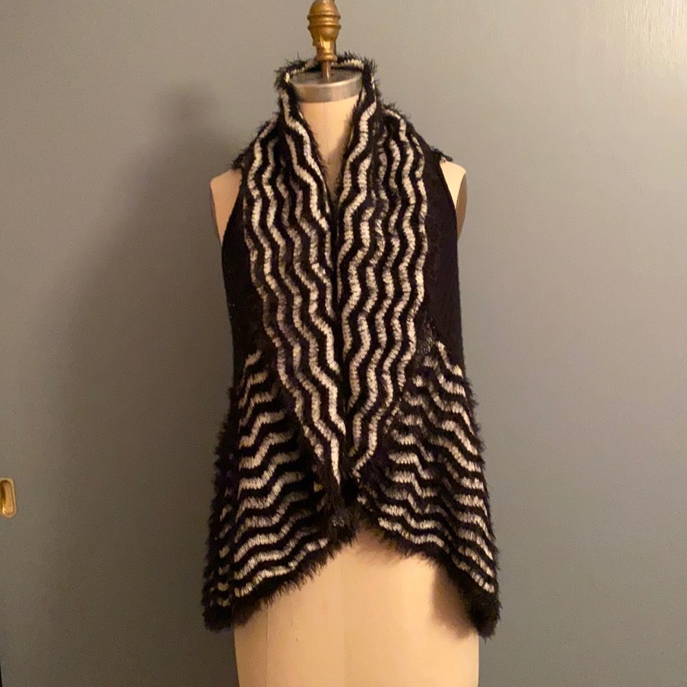 Tagless Draped Sweater Vest